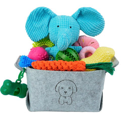 MRSOHRET 20pc puppy chew toys set with rope toys for teething and play