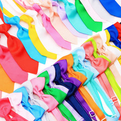 Mruq Pet mix solid colors bow ties for festive photos and daily wear