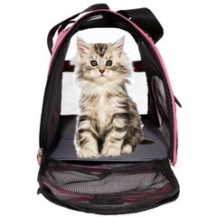 MuchL medium pink carrier with double entry for easy loading.