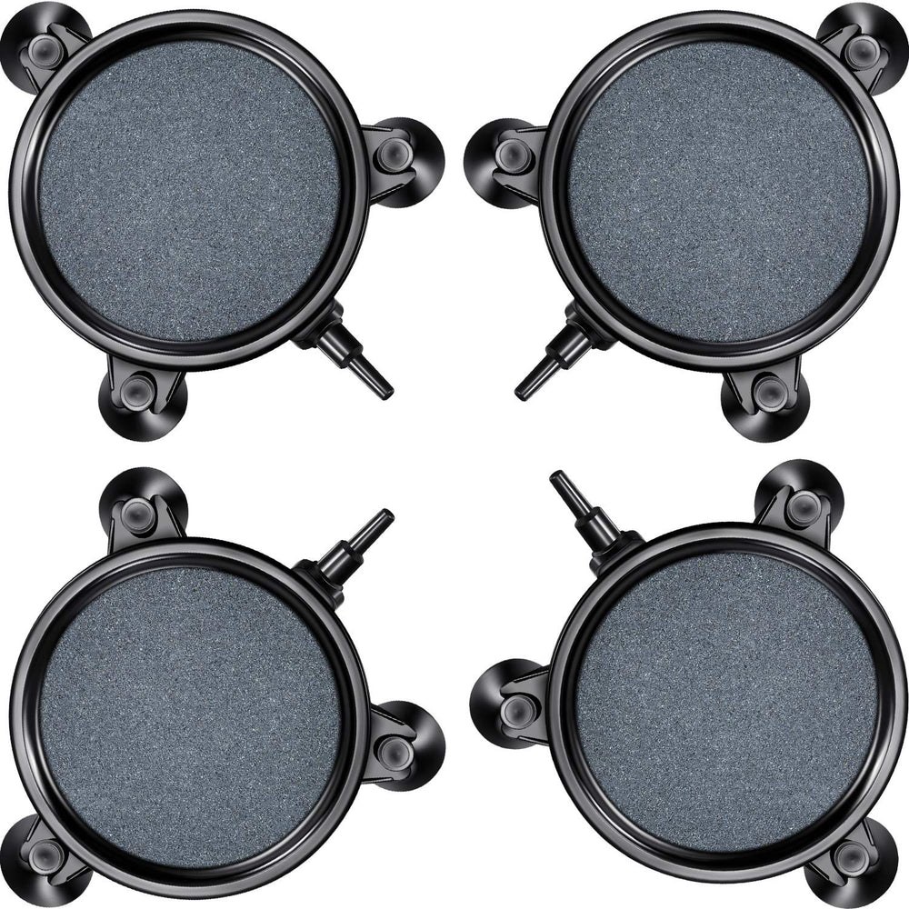 Mudder air stone disc 4inch diffuses fine bubbles for improved aquarium aeration.