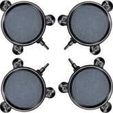 Mudder air stone disc 4inch diffuses fine bubbles for improved aquarium aeration.