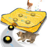 Muhhiba interactive cat ball in pouch for engaging indoor play.