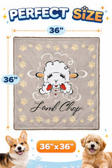 Multipet Lamb Chop Blanket multicolor pattern adds cheerful home decor