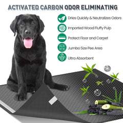 Munoci activated charcoal odor-control pee pad for rooms.