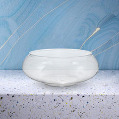 Musaner transparent aquatic plant bowl ideal for centered floral displays