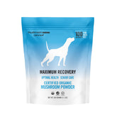 Mushroom Matrix Maximum Recovery powder packaging for senior pets.