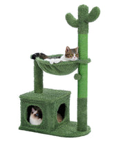 MUTTROS Cactus Cat Tree 40-inch offers elevated lounging for curious cats.