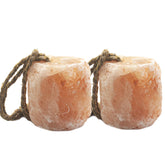 MUYG Himalayan salt lick block on rope for livestock minerals