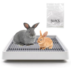 MUYG large rabbit litter box with ample space for easy potty training
