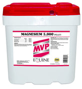 MVP Magnesium 5000 pellets in bag front support calmness and daily energy for horses.