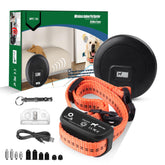 My Pet Command indoor barrier transmitter box creates a safe room boundary for dogs