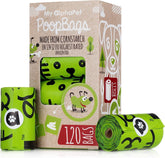 My AlphaPet compostable dog poop bags roll for mess-free cleanup on walks