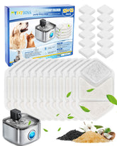 MyfatBOSS 24-pack cat fountain filters keep cat water clean and fresh.