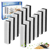 MyfatBOSS cat and dog water fountain filter 12-pack shown for WF020 compatibility and bulk value.