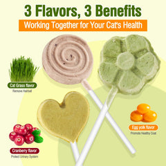 Myfoodog egg yolk lollipop on a stick promotes shiny coat and skin.