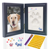 MYPAWLETS paw print kit frame showcases your pet's memory with a clear impression