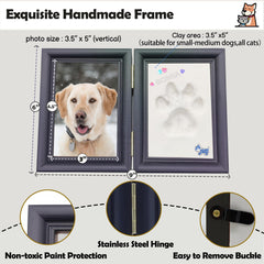 MYPAWLETS trinkets and name stamp personalize the frame beautifully