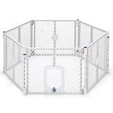 MyPet Petyard Passage 6-panel playpen for versatile indoor/outdoor use and easy setup.