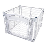 MYPET Petyard Plus walk-through door for easy access during playtime.
