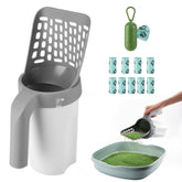 MYPIN cat litter scoop with holder for effortless cleanup.