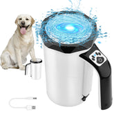 MYPIN paw cleaner cup cleaning a muddy dog paw quickly
