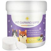 MyTend Dog Eye Wipes packaging showing a 120-count pack for convenient grooming