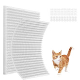 MZYC 12-pack cat spike mats arranged for versatility and deterrence in indoor spaces