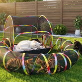 Naielfopet outdoor cat enclosure pop-up tent for quick setup.