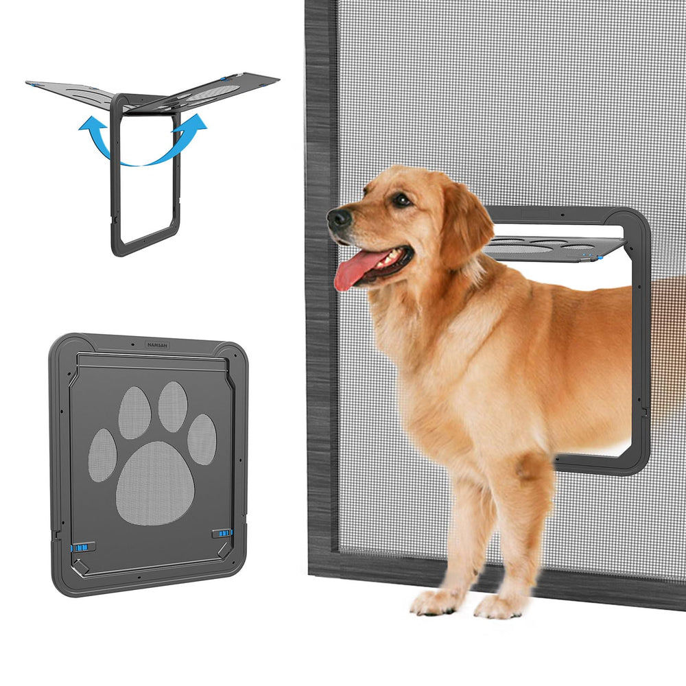 NAMSAN dog screen door 12x14 inch passage for easy pet access