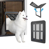 NAMSAN dog screen door inner opening 11.2x14.4 inches for easy pet access.