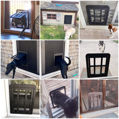 NAMSAN magnetic flap closes automatically, keeping outdoor areas secure.