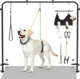 NantFun dog grooming arm with hammock supports calm, secure handling during grooming.