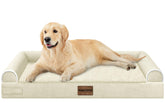 NANUYA large dog bed with egg-crate foam for joint-friendly support.