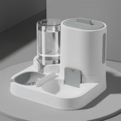 NASTELLA automatic feeder and water dispenser set keeps pets fed while away