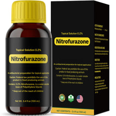 NateNatenight Nitrofurazone bottle pour for easy dispensing.
