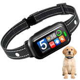 NATGOVOD upgraded bark collar on dog neck for calmer barking control.