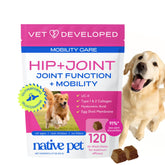 Native Pet Mobility Care bottle pour enables simple daily use for dogs.