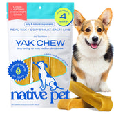 Native Pet yak cheese Himalayan dog chew medium pack ready for daily dental enrichment.