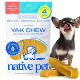 Native Pet Yak Cheese Himalayan chews pack keeps small dogs engaged during chew time