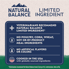 Single animal protein keeps nutrition simple in Natural Balance L.I.D.
