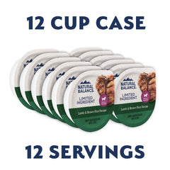 Natural Balance small-breed bowl with lamb-brown-rice formula