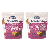 Natural Balance L.I.T. venison and sweet potato treats for small dogs, grain-free snack for sensitive stomachs.