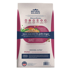 Natural Balance Original Fat Dogs chicken-salmon kibble with fiber blend for fullness