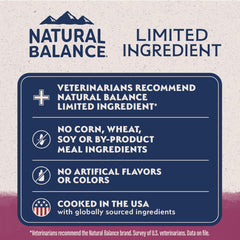 Kibble texture of Natural Balance Reserve venison and sweet potato dry food