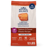 Natural Balance salmon-first-protein-bag shows grain-free formula for small dogs