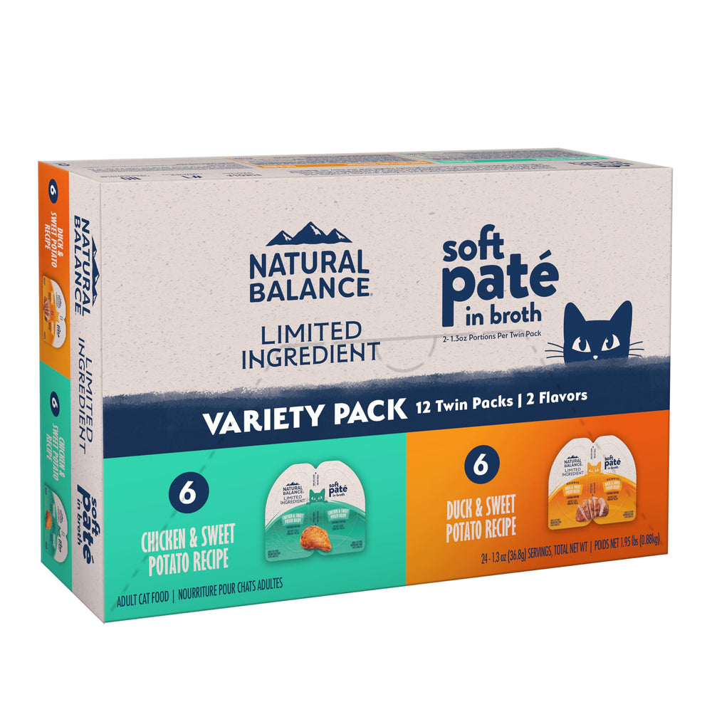 Natural Balance Split Cup Chicken Twin-Pack: convenient, portion-controlled meals.