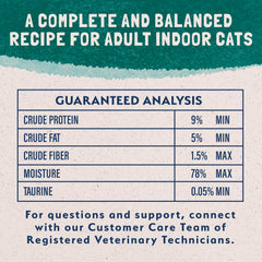 Natural Balance wet cat food for indoor life stages.