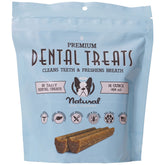 Natural Dog Company dental chews packaging for easy daily oral care.