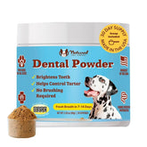 Natural Dog Company dental powder for fresh breath without brushing