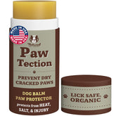 Natural Dog Company Pawtection Balm tube application enables quick paw protection.
